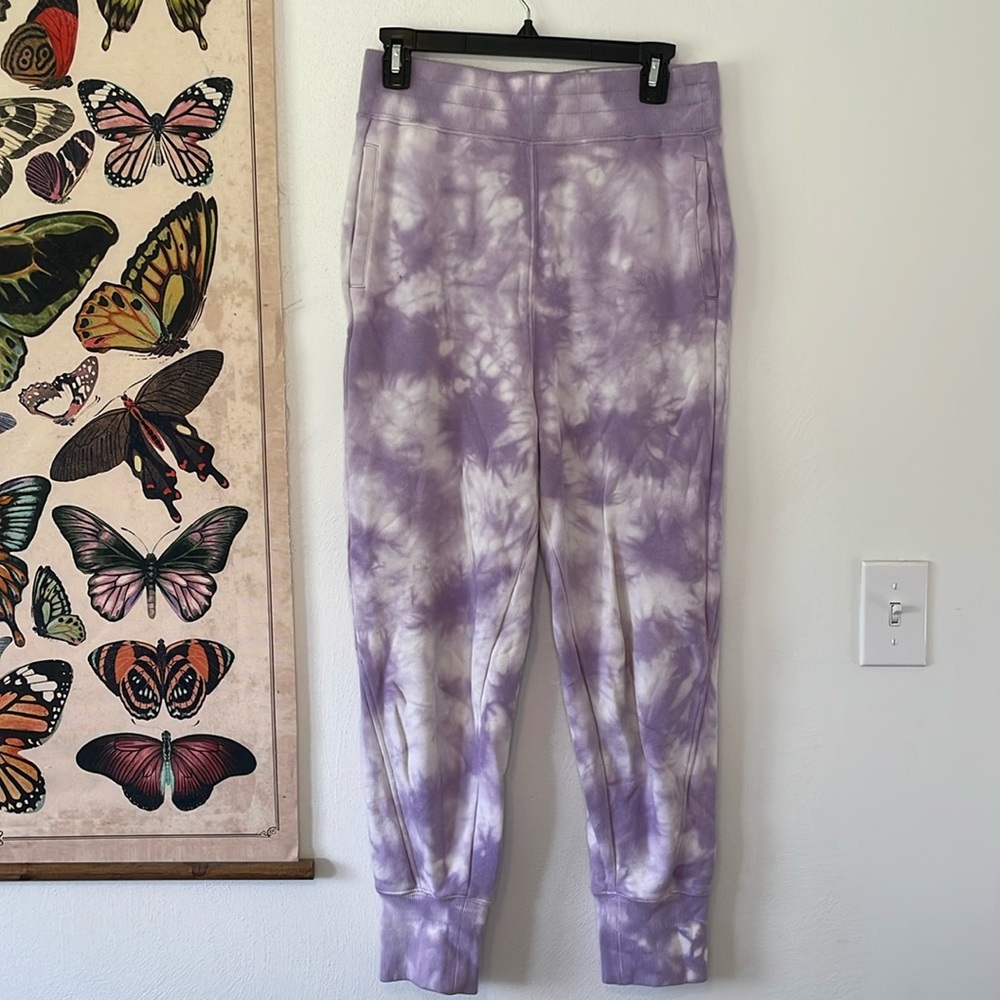 JoyLab tye dye purple jogger sweats